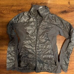 Gray/ Beige Quilted Jacket